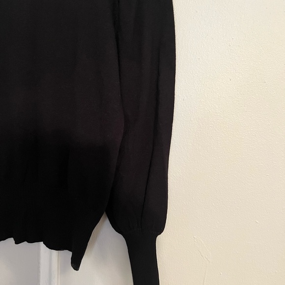 NWT Black mock neck turtleneck - Picture 3 of 6